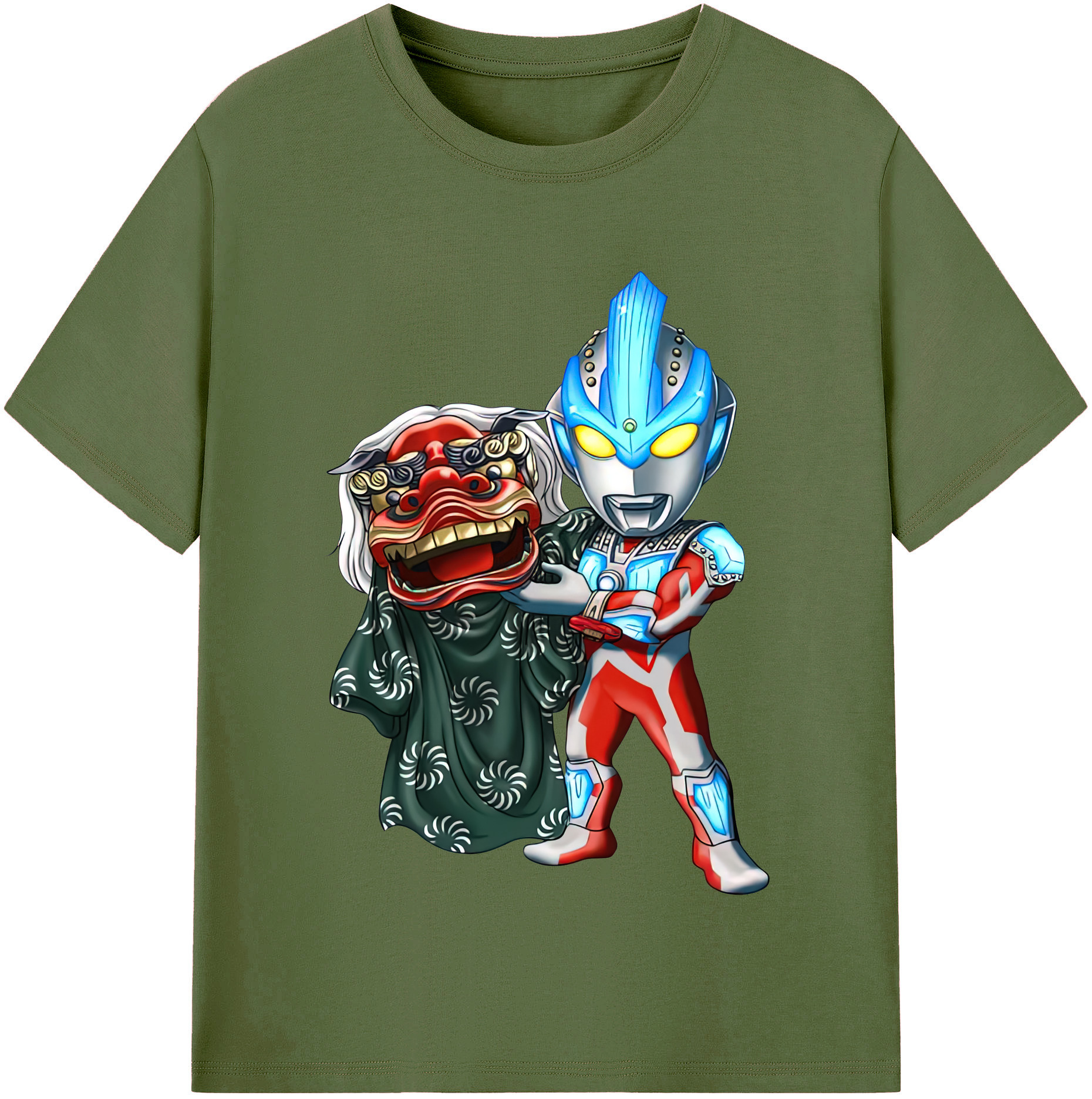 （画像用） ウルトラマン Ultraman 綿100％半袖Tシャツ（フロントプリント）